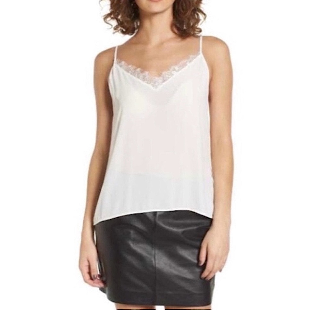 NWT Lush Lace VNeck Cami Blouse